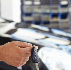 Handing over the car keys