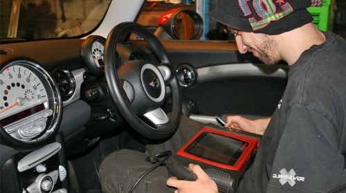 Using diagnostic equipment